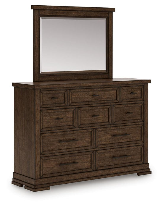 Taffenbrook Dresser and Mirror - LasVegasFurnitureOnline.com