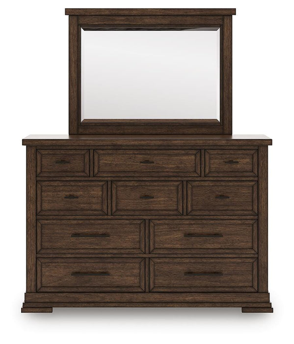Taffenbrook Dresser and Mirror - LasVegasFurnitureOnline.com