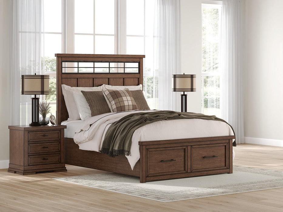 Taffenbrook Panel Storage Bed - LasVegasFurnitureOnline.com