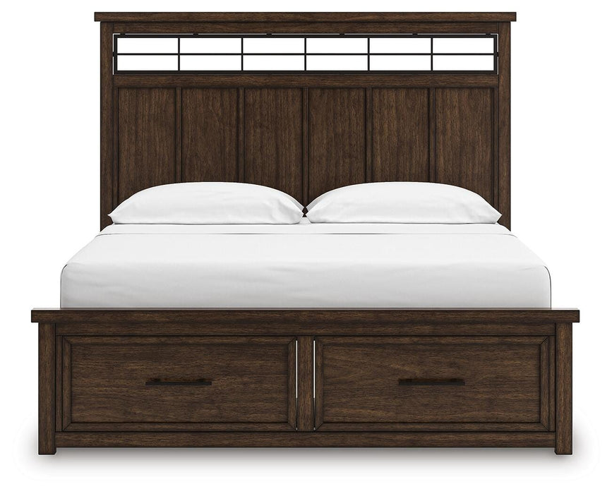 Taffenbrook Panel Storage Bed - LasVegasFurnitureOnline.com