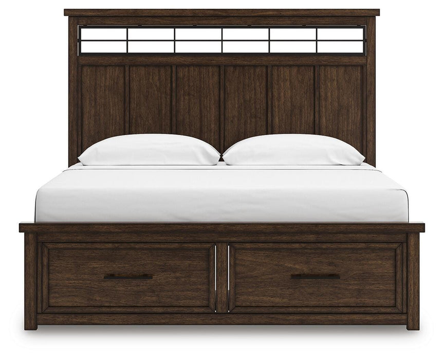 Taffenbrook Panel Storage Bed - LasVegasFurnitureOnline.com