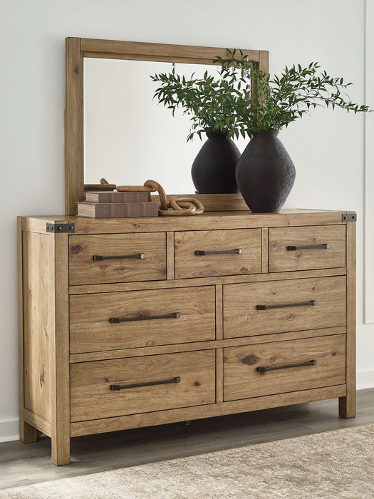 Ridgester Dresser and Mirror - LasVegasFurnitureOnline.com