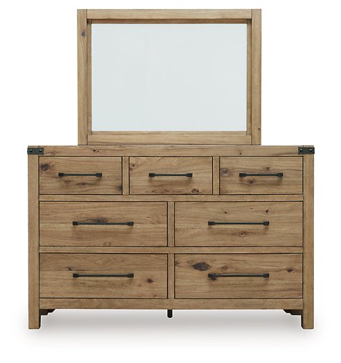 Ridgester Dresser and Mirror - LasVegasFurnitureOnline.com
