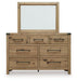Ridgester Dresser and Mirror - LasVegasFurnitureOnline.com