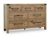 Ridgester Dresser and Mirror - LasVegasFurnitureOnline.com