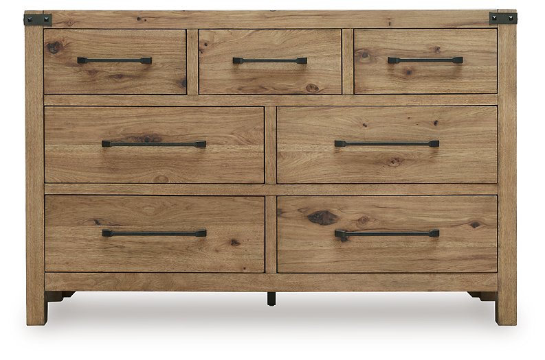 Ridgester Dresser and Mirror - LasVegasFurnitureOnline.com