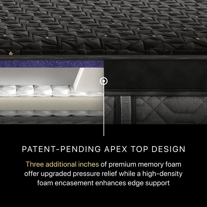 Beautyrest Black Hybrid Series Four Firm Apex Top Mattress