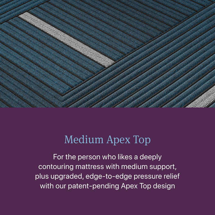 Beautyrest World Class Hybrid Level Four Medium Apex Top Mattress