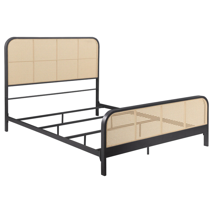 Lanewood Eastern King & Queen Bed Black & White