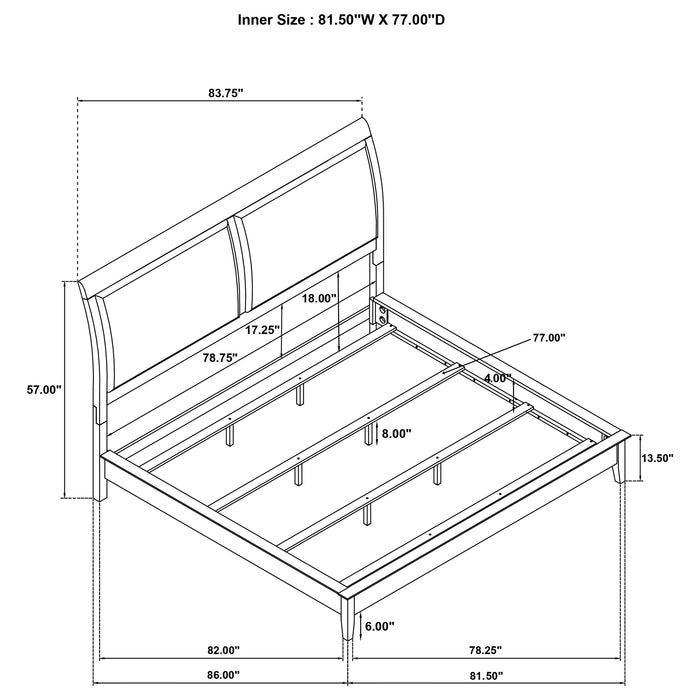 Bexhill Panel Bed - LasVegasFurnitureOnline.com