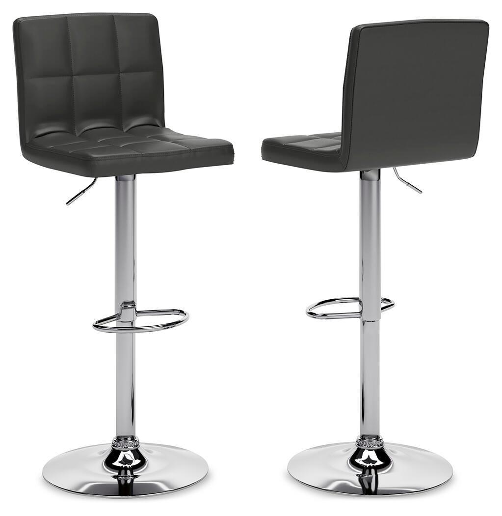 Bellatier Adjustable Height Bar Stool - LasVegasFurnitureOnline.com