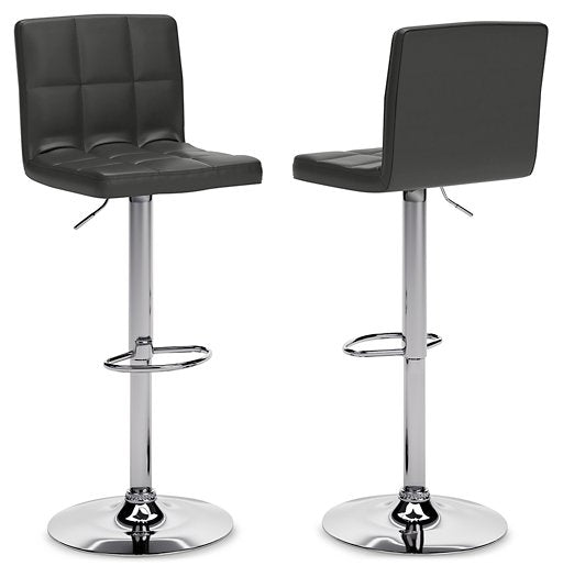 Bellatier Adjustable Height Bar Stool - LasVegasFurnitureOnline.com