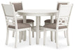 Erinberg Dining Table and 4 Chairs (Set of 5) - LasVegasFurnitureOnline.com