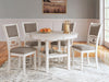 Erinberg Dining Table and 4 Chairs (Set of 5) - LasVegasFurnitureOnline.com