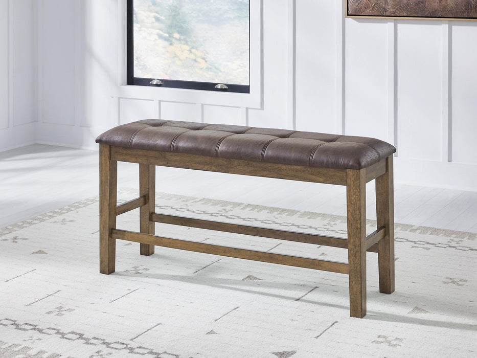 Urbinforte Counter Height Dining Bench - LasVegasFurnitureOnline.com