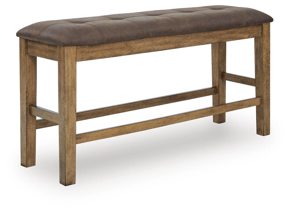 Urbinforte Counter Height Dining Bench - LasVegasFurnitureOnline.com
