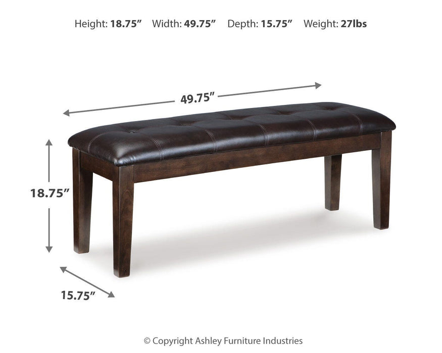 Haddigan Dining Bench - LasVegasFurnitureOnline.com