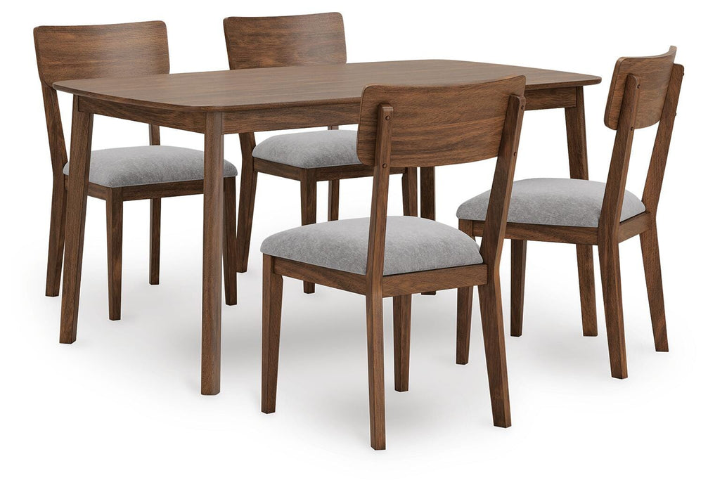Tameride Dining Table and 4 Chairs (Set of 5) - LasVegasFurnitureOnline.com