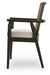 Galliden Dining Arm Chair - LasVegasFurnitureOnline.com