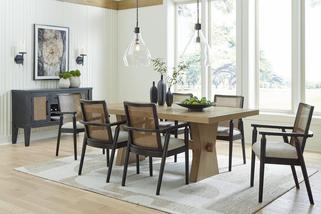 Galliden Dining Arm Chair - LasVegasFurnitureOnline.com