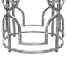 Avalon 54" Round Glass Top Dining Table with Round Stainless Steel Base by Diamond Sofa - LasVegasFurnitureOnline.com