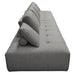 Cloud 2PC Lounge Seating Platforms with Moveable Backrest Supports in Space Grey Fabric by Diamond Sofa - LasVegasFurnitureOnline.com