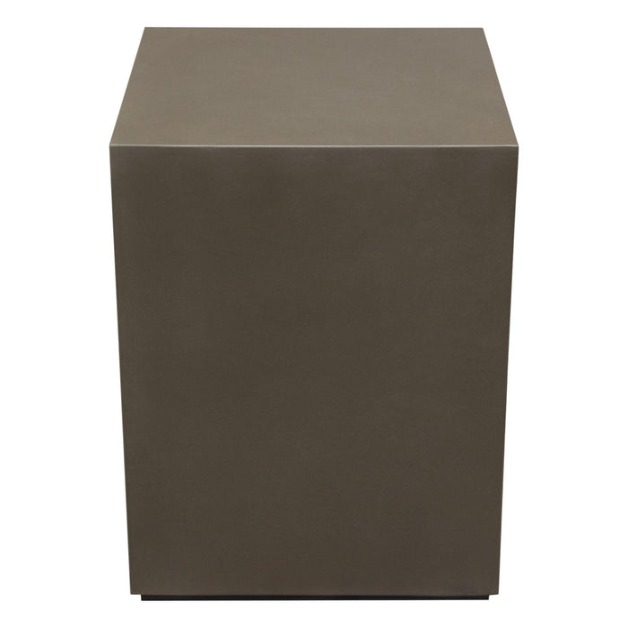 Montage Square Natural Cement End Table by Diamond Sofa - LasVegasFurnitureOnline.com