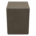 Montage Square Natural Cement End Table by Diamond Sofa - LasVegasFurnitureOnline.com