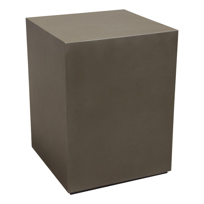 Montage Square Natural Cement End Table by Diamond Sofa - LasVegasFurnitureOnline.com