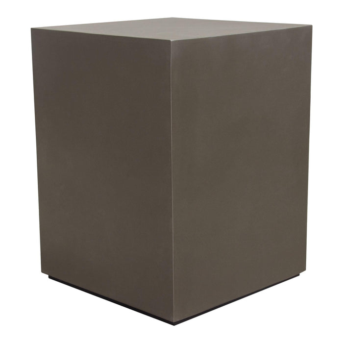 Montage Square Natural Cement End Table by Diamond Sofa - LasVegasFurnitureOnline.com