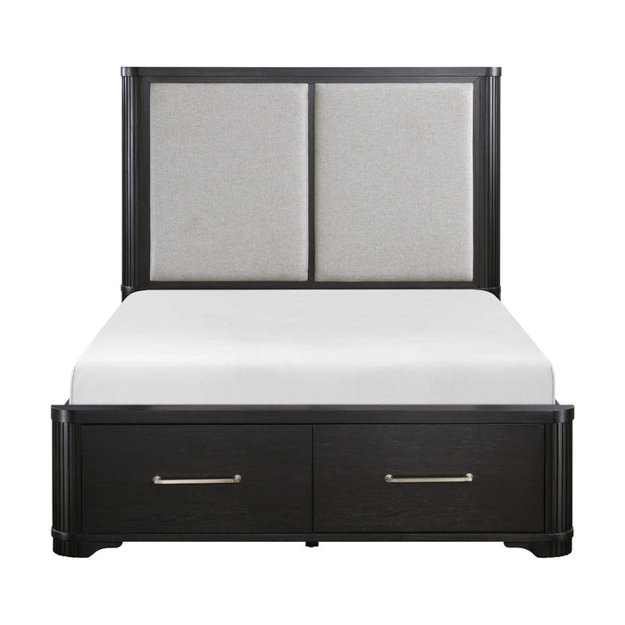 Gilbert Queen Platform Bed - LasVegasFurnitureOnline.com