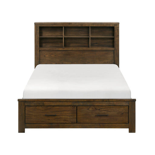 Sullivan Queen Platform Bed with Footboard - LasVegasFurnitureOnline.com