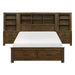 1592F-1*WB 5pc Set Full Platform Wall Bed - LasVegasFurnitureOnline.com