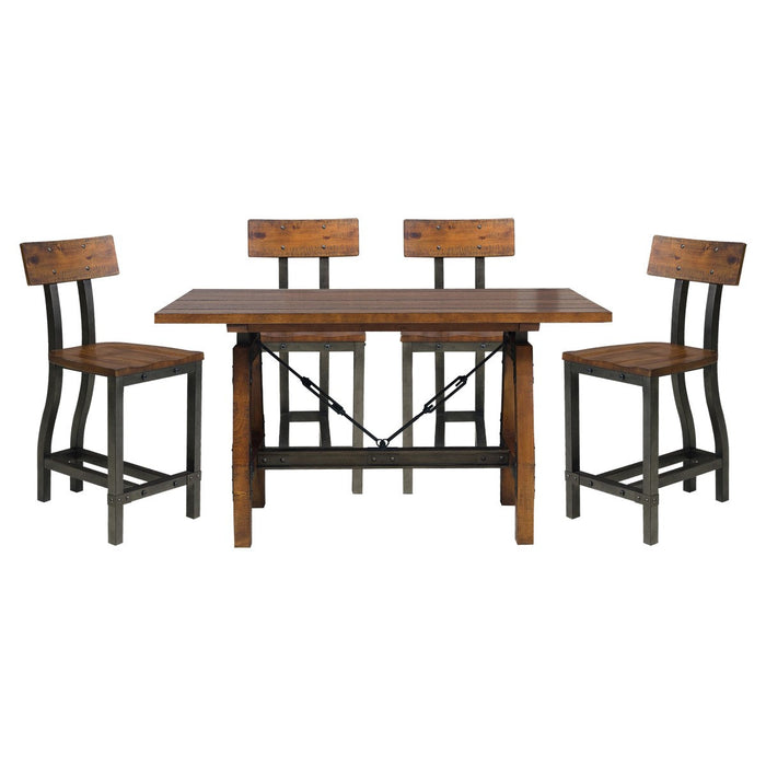 Holverson 5 Piece Dining Set - LasVegasFurnitureOnline.com