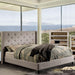 Anabelle E.King Bed Purple & Natural - LasVegasFurnitureOnline.com