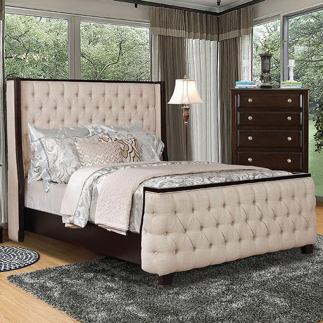 Camille Queen Bed - LasVegasFurnitureOnline.com