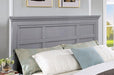 CASTLILE Queen Bed, Gray - LasVegasFurnitureOnline.com