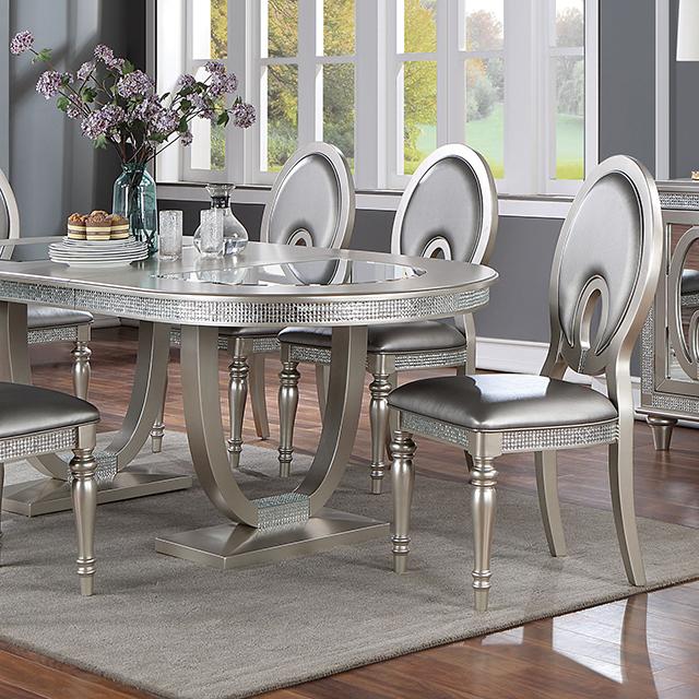 Cathalina 7 Pc Dining Table Set - LasVegasFurnitureOnline.com