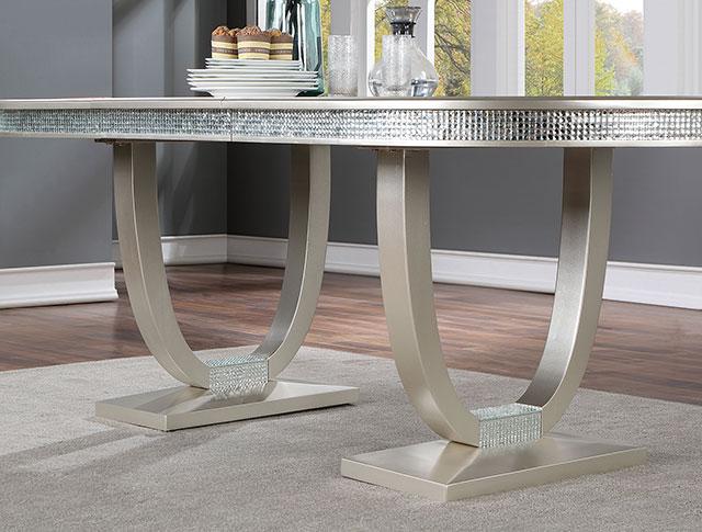 Cathalina 7 Pc Dining Table Set - LasVegasFurnitureOnline.com