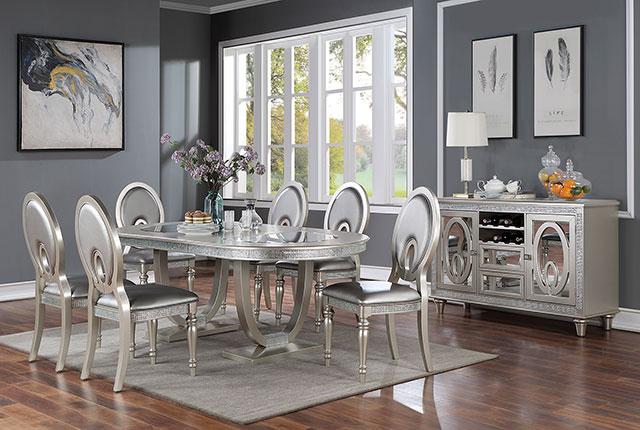 Cathalina 7 Pc Dining Table Set - LasVegasFurnitureOnline.com