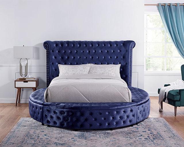 Delilah Cal.King & E.King Bed - LasVegasFurnitureOnline.com