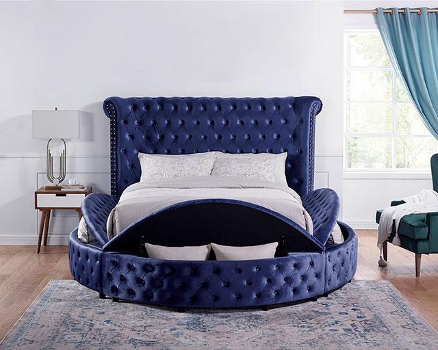 Delilah Cal.King & E.King Bed - LasVegasFurnitureOnline.com