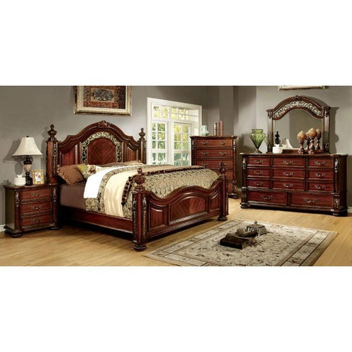ARTHUR Brown Cherry Dresser - LasVegasFurnitureOnline.com
