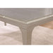DIOCLES Silver/Gray Dining Table - LasVegasFurnitureOnline.com