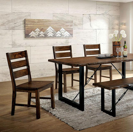 Dulce Dining Table Set Bench - LasVegasFurnitureOnline.com