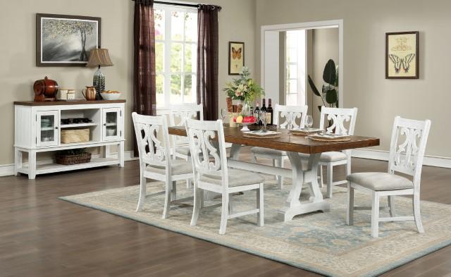 Auletta Transitional Side Chair (2/CTN) - LasVegasFurnitureOnline.com
