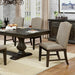 Faulk Espresso Dining Table - LasVegasFurnitureOnline.com