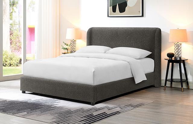 Laverni Bed Black, Grey & White - LasVegasFurnitureOnline.com