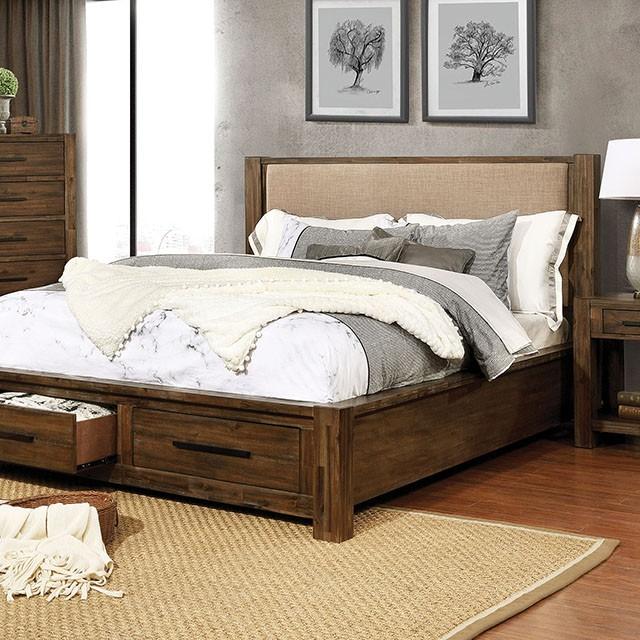 Coney Cal.King Bed - LasVegasFurnitureOnline.com