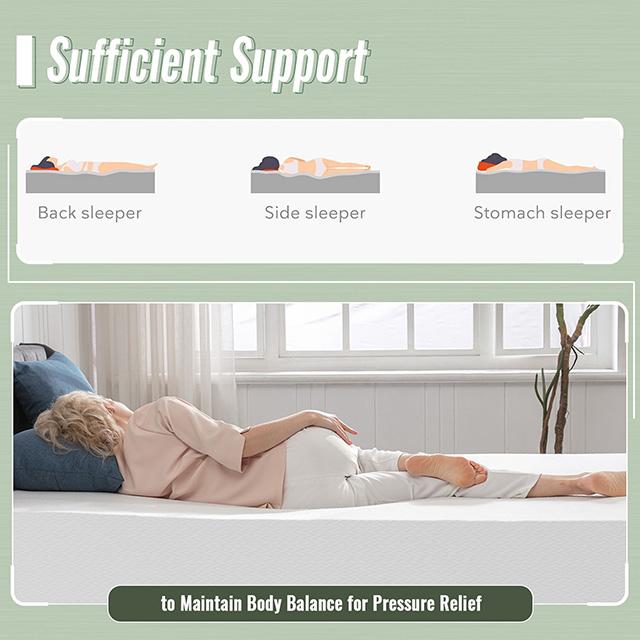 Coreopsis 10" Twin Memory Foam Wave Comfort - LasVegasFurnitureOnline.com